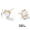 Exquisite Dragon Claw Crystal Zircon Stud Earrings Unique Ethnic Fashion Jewelry RW5746-3-1