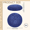 Imitation Hemp Round Fascinator Hat Base for Millinery AJEW-WH0472-45C-01-2