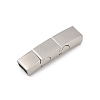 304 Stainless Steel Snap Lock Clasps STAS-U055-02B-P-1