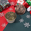 2Pcs 2 Colors Alloy Lid AJEW-GF0009-33-4