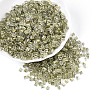 Transparent Inside Colours Glass Seed Beads SEED-T007-13O-3