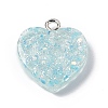 Transparent Resin Pendants RESI-C029-01C-2