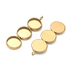 304 Stainless Steel Pendant Cabochon Settings X-STAS-K320-03B-G-2