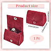 1Pc Arch Velvet Jewelry Storage Boxes CON-GF0001-17B-2