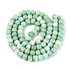 Ombre Effect Dyed Glass Beads Strands GLAA-N067-01A-18-2