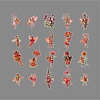 PET Plastic Decorative Paper Stickers PW-WG10099-02-1
