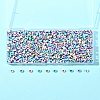 100G Flat Round Craft Style Opaque Acrylic Beads SACR-FS0001-34-9