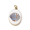 Printed 304 Stainless Steel Pendants SA-CBACFAA-05G-D-1