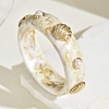 Resin Bangles for Women BJEW-P357-03G-1