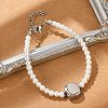 Plastic Imitation Pearl Beads Bracelets for Women BJEW-M056-12P-3