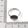 Non-Tarnish 304 Stainless Steel Pad Ring Settings STAS-K278-11D-P-3