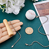 2Pcs 2 Style Baseball Theme PU Leather & Wood Ceiling Fan Pull Chain Extenders FIND-GF0005-92-3