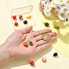 12Pcs 12 Styles Brass Acrylic Pendants OACR-CJ0002-68-4