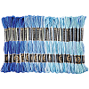 20 Skeins 4 Colors 6-Ply Polyester Embroidery Floss OCOR-CY0004-38C-1