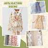 Butterfly & Dragonfly Pattern Polyester & Sequin Fabric FB-XCP0001-05-4