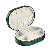 Italian Velvet Double Layers Jewelry Set Storage Zipper Boxes CON-G023-10E-3