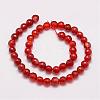 Natural Agate Beads Strands G-G882-8mm-A03-2