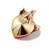 Real 18K Gold Plated Rack Plating Brass Micro Pave Clear Cubic Zirconia Pendants KK-C015-24G-4