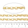 Rectangle Brass Link Chains CHC-Q020-01G-3