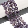 Natural Purple Tourmaline Beads Strands G-B094-A01-01-1