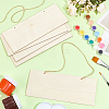 Unfinished Blank Wooden Hanging Decorations AJEW-CN0006-53-4