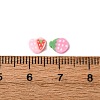 Handmade Polymer Clay Cabochons and Plastic Beads for DIY Jewelry Making Findings CLAY-B007-04G-3