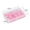 497Pcs 5 Style Rainbow ABS Plastic Imitation Pearl Beads OACR-YW0001-07D-5