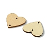 50Pcs Undyed Wood Connector Charms WOOD-FS0001-12A-3