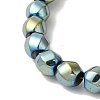 Electroplated Synthetic Magnetic Hematite Beads Strands G-I364-J01-07-3