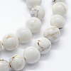 Natural Magnesite Beads Strands X-G-I199-27-12mm-3