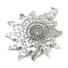 Tibetan Style Alloy Big Pendants FIND-D037-02AS-01-2