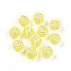 Transparent Acrylic Beads TACR-T028-51-1