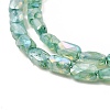 Imitation Jade Glass Beads Strands GLAA-P058-04A-06-3