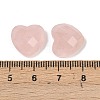Natural Rose Quartz Cabochons G-D348-02B-3