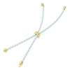 Adjustable Round Braided Microfiber Leather Cord Bracelet Making KK-CBAC260-01G-23-2