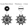Iron Pendant Decorations HJEW-WH0013-032-3