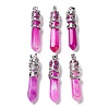 Natural Striped Agate/Banded Agate Big Pointed Pendants G-G738-A-25-1