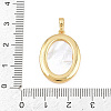 Brass with White Shell Pendants SH-CBA56CE-08G-01-3
