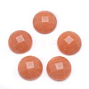 Natural Red Aventurine Cabochons G-P393-P09-14.5mm-1