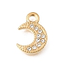 304 Stainless Steel Rhinestone Pendants STAS-E531-06G-1