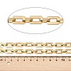 201 Stainless Steel Rectangle Link Chains CHS-F024-03B-G-2