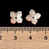 Dyed & Heated Glass Bead Caps GLAA-Z019-01I-3
