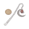 Tibetan Style Alloy Hook Bookmarks AJEW-JK00323-3