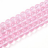 Baking Paint Transparent Glass Beads X1-DGLA-N006-8mm-01-1