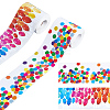 2Pcs 2 Colors Wavy Edge Sticker Classroom Decorations AJEW-NB0006-59-1