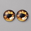 Glass Cabochons GLAA-WH0033-75F-07-1