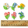 12Pcs 6 Styles Opaque Resin Decoden Cabochons RESI-FS0001-68-5