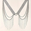Alloy Crystal Rhinestone Layered Tassel Waist Belly Chains for Women FS-WGA9AD1-01-2