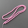 Painted Glass Beads Strands X-DGLA-S071-8mm-37-2