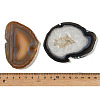 Natural Druzy Agate Slice Cabochons G-F826-E03-3